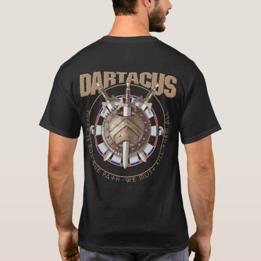 Dartacus Darts Team T-shirt (Achterkant)