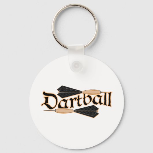 Dartball Darts Sleutelhanger (Voorkant)