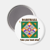 Dartball Magneet (Voorkant / Achterkant)