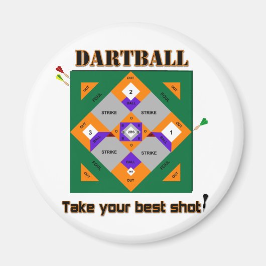 Dartball Magneet (Voorkant)