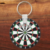 Dartboard - Aangepaste Sleutelhanger (Voorkant)