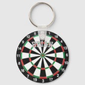 Dartboard - Aangepaste Sleutelhanger (Achterkant)