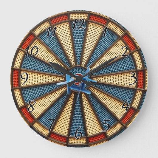 Dartboard Bullseye Grote Klok (Voorkant)