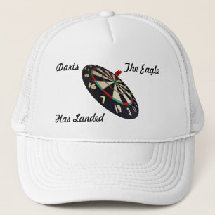 Dartboard Bullseye met Darts Logo, Trucker Pet