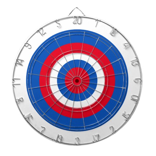 Dartboard - Concentric Rings in WBR Dartbord (Voorkant)