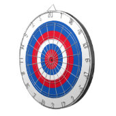 Dartboard - Concentric Rings in WBR Dartbord (Voorkant Rechts)