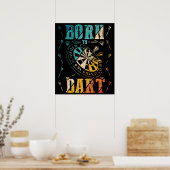 Dartboard Dart Player Darts Poster (Keuken)