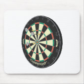 Dartboard & Darts: 3D-model: Muismat (Voorkant)