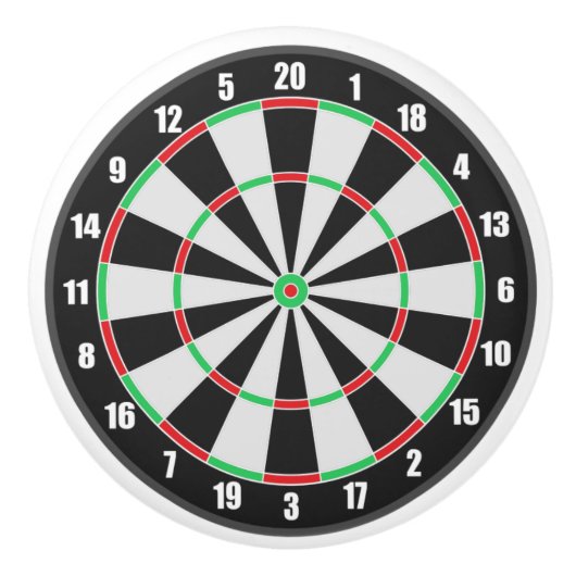 DartBoard Darts Target Practice Board Keramische Knop (Voorkant)