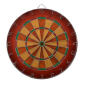DARTBOARD DEEP ORANJE WORD OUT KIJK DARTBORD (Voorkant)
