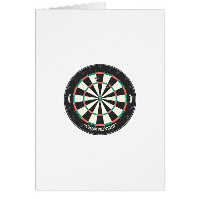 Dartboard en kunstkleppen: 3D-model: (Voorkant)