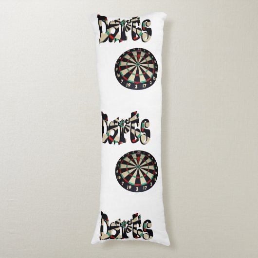 Dartboard Et Nom Du Feu, Coussin Du Corps (Devant (Vertical))