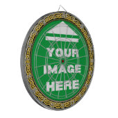 Dartboard - gepersonaliseerd - Afbeelding / tekst  Dartbord (Voorkant Links)