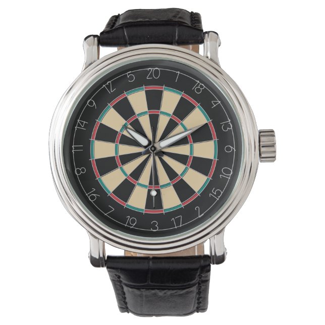 dartboard horloge (Voorkant)