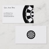 Dartboard, Jouw naam Hier, Visitekaartje (Voorkant / Achterkant)