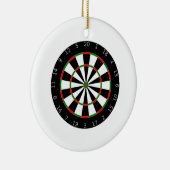 Dartboard Keramisch Ornament (Rechts)