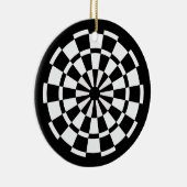 Dartboard Keramisch Ornament (Rechts)