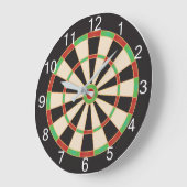Dartboard-klok Grote Klok (Hoek)