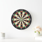 Dartboard-klok Grote Klok (Huis)