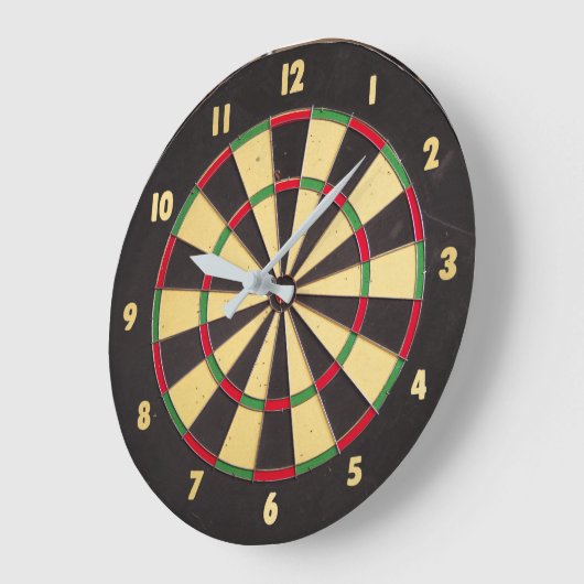 Dartboard-klok Grote Klok (Hoek)