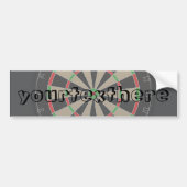 Dartboard Lover Bumpersticker (Voorkant)