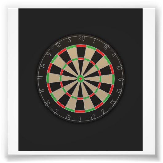 Dartboard Lover Foto Afdruk (Voorkant)