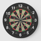 Dartboard Lover Grote Klok (Voorkant)