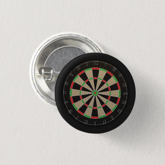 Dartboard Lover Ronde Button 3,2 Cm (Voorkant /achterkant)