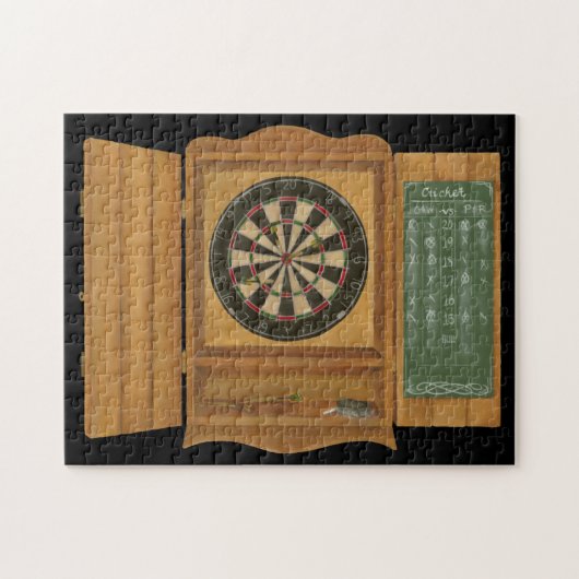 Dartboard met Cricket Scoring Legpuzzel (Horizontaal)