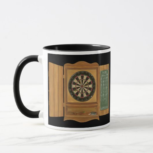 Dartboard met Cricket Scoring Mok (Links)