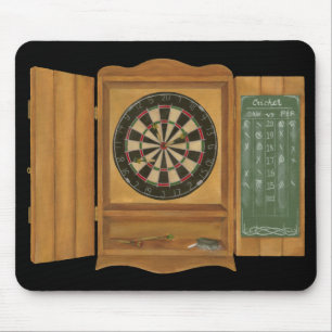 Dartboard met cricket Scoring Muismat