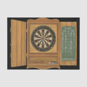 Dartboard met Cricket Scoring Tissuepapier