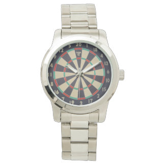 Dartboard met Dart in Bullseye Horloge