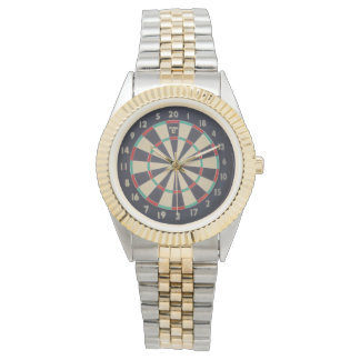 Dartboard met Dart in Bullseye Horloge