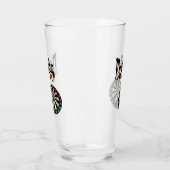 Dartboard met Logo van kunstmatig Afbeelding, Glas (Links)