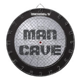 Dartboard met Man voor aangepaste diamondplate Dartbord (Voorkant)