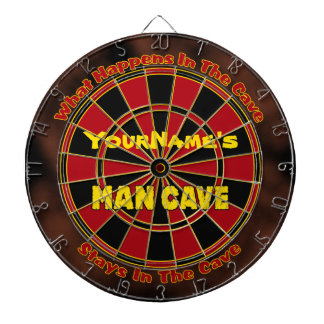 Dartboard met persoonlijke naam Man Dartbord