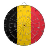 Dartboard met vlag van België Dartbord (Voorkant)