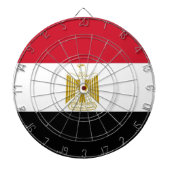Dartboard met vlag van Egypte Dartbord (Voorkant)