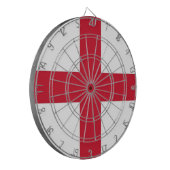 Dartboard met vlag van Engeland Dartbord (Voorkant Links)
