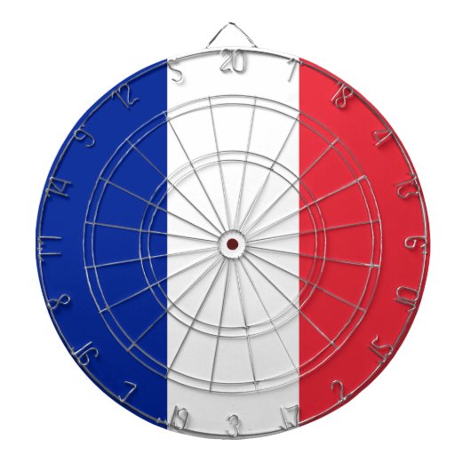 Dartboard met vlag van Frankrijk Dartbord (Voorkant)