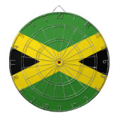 Dartboard met vlag van Jamaica Dartbord (Voorkant)