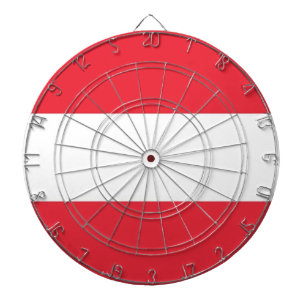 Dartboard met vlag van Oostenrijk Dartbord