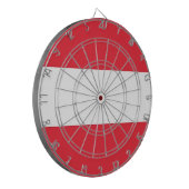 Dartboard met vlag van Oostenrijk Dartbord (Voorkant Links)