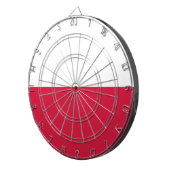 Dartboard met vlag van Polen Dartbord (Voorkant Rechts)