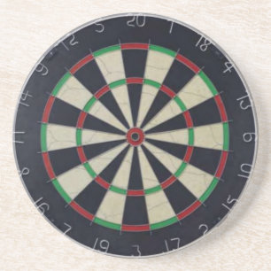 Dartboard-Onderzetter Zandsteen Onderzetter