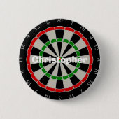Dartboard-ontwerp Ronde Button 5,7 Cm (Voorkant)