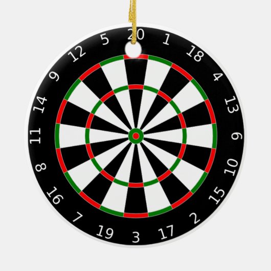 Dartboard Ornament (Achterkant)