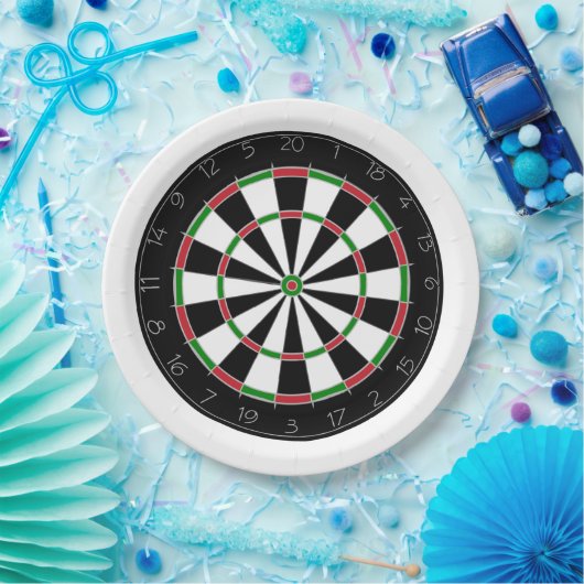 Dartboard Papieren Bordje (Feest)