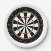 Dartboard Papieren Bordje (Voorkant)